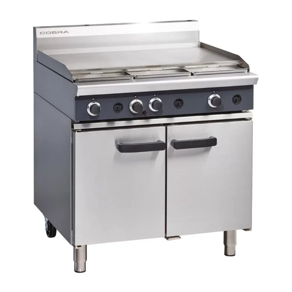 Blue Seal Cobra LPG Oven Range with Griddle Top CR9A - islandcatering