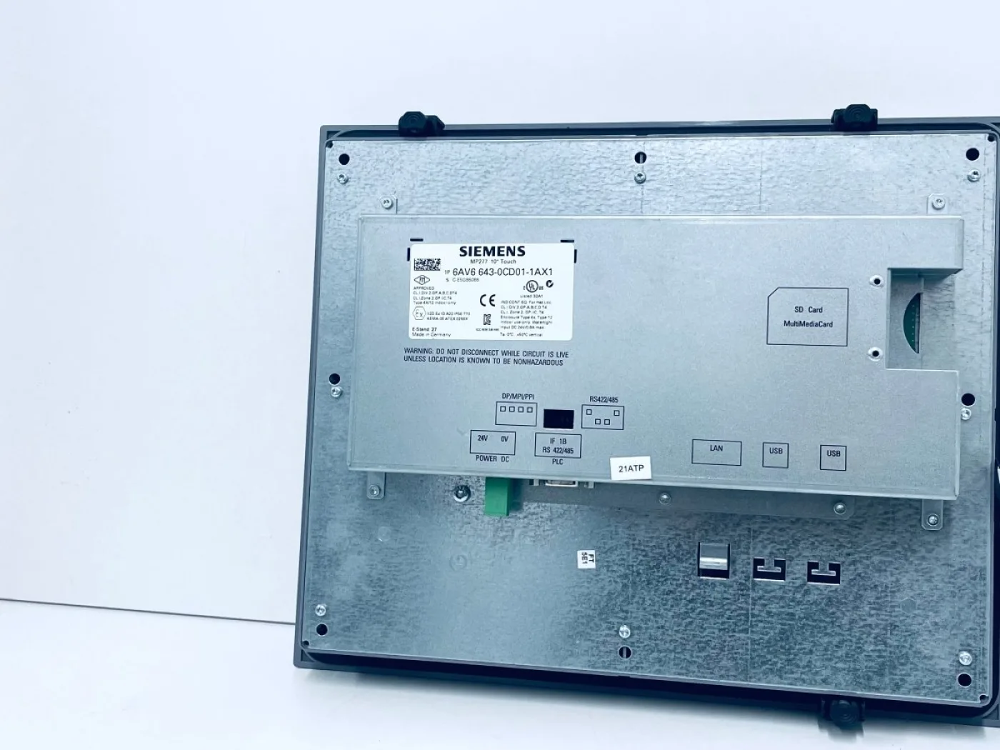 Siemens SIMATIC MP277 10" Touch 6AV6643-0CD01-1AX1 C-E5G86086 - 5