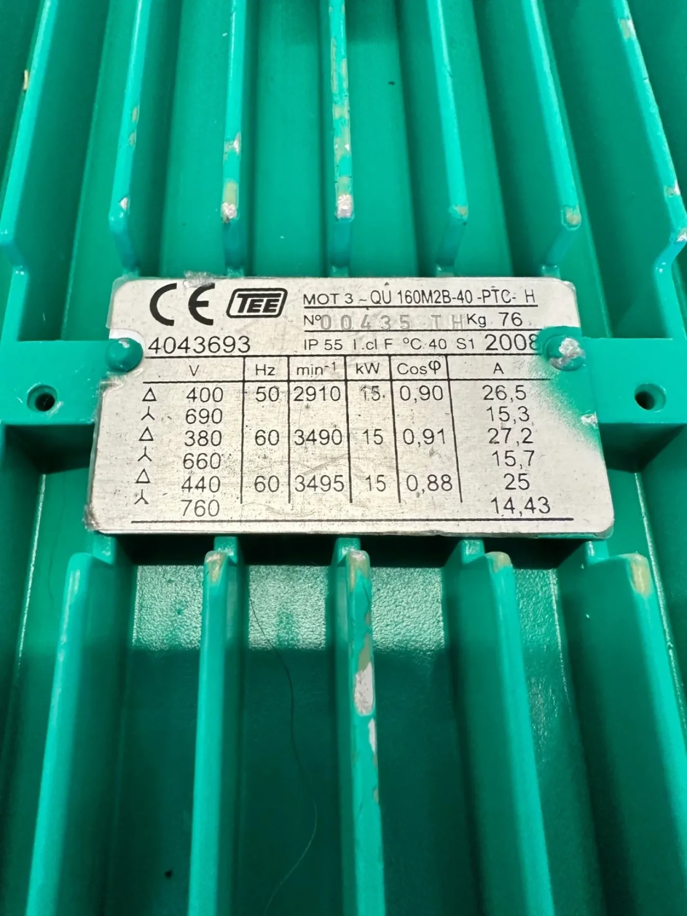 WILO Einstufige Niederdruck-Kreiselpumpe NL50/250-15-2-12 - 4