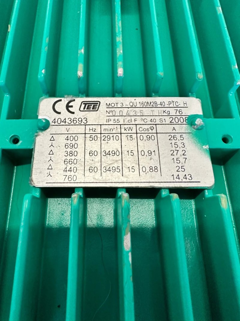 WILO Einstufige Niederdruck-Kreiselpumpe NL50/250-15-2-12