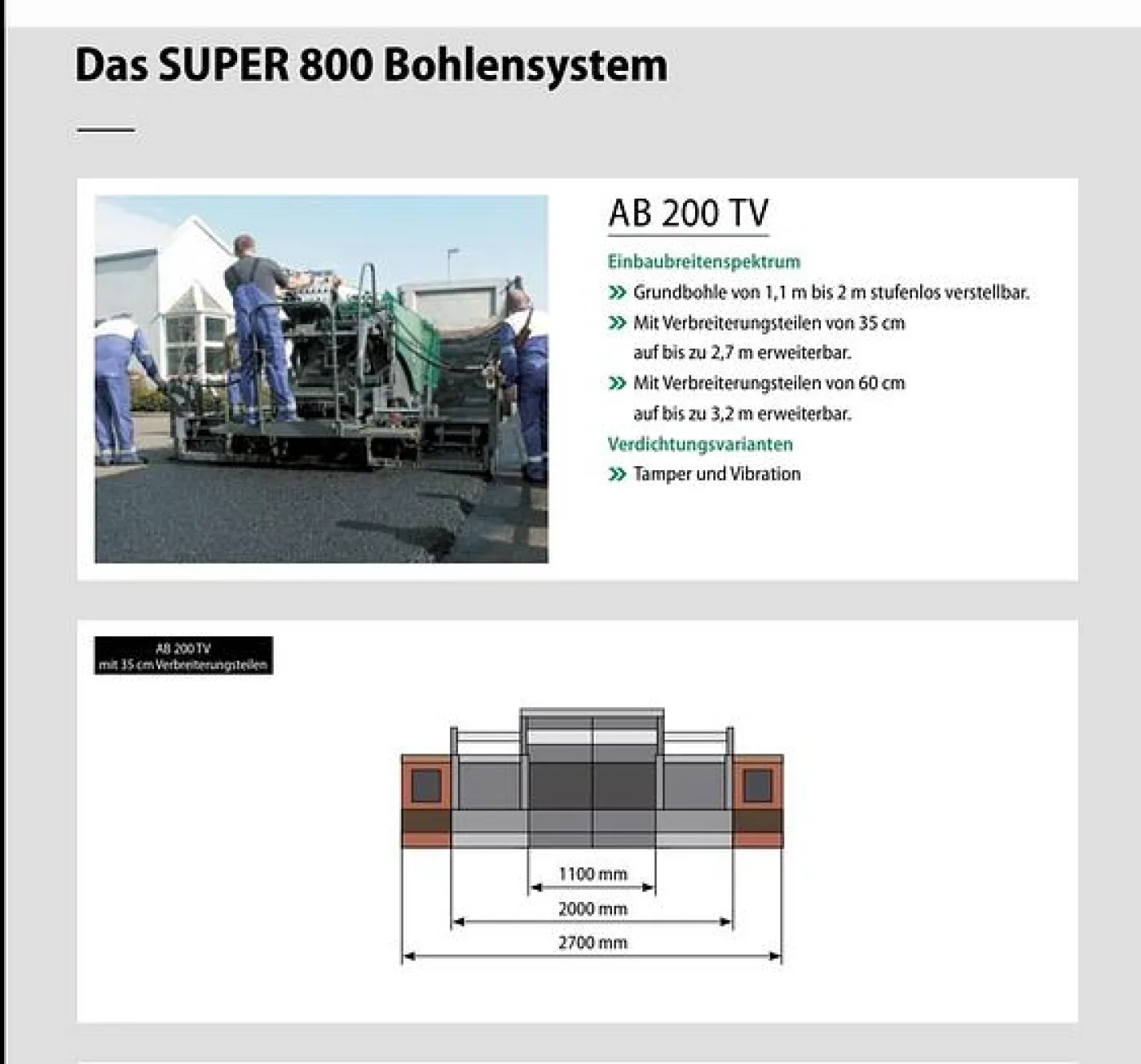 Vögele Super 800 Asphaltfertiger - 4