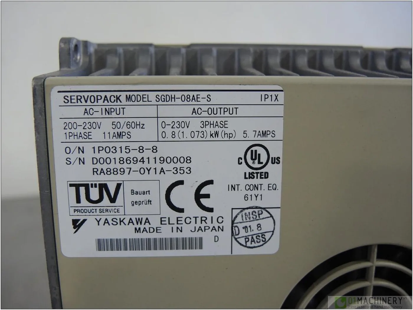 2010 YASKAWA SGDH-08AE-S AI1552 - 5