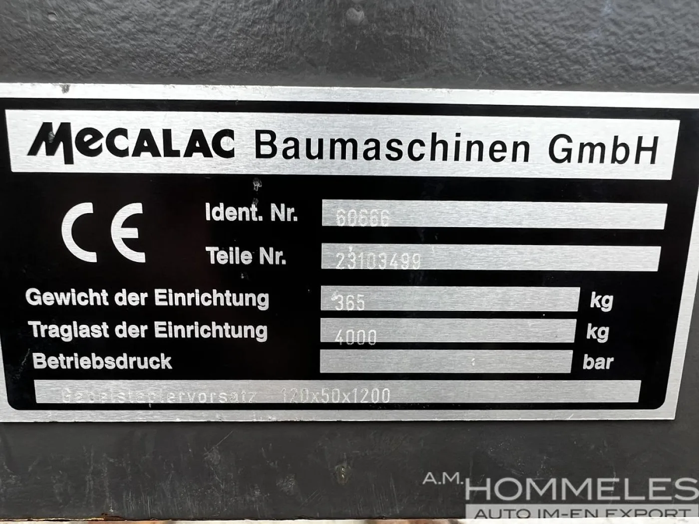 Mecalac PALLET FORKS - 7