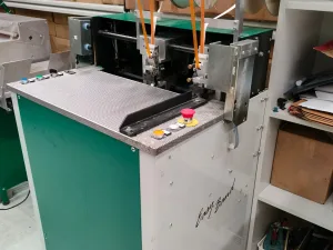 Schmedt Pra bookbinding set of hard cover production machine