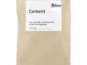Cement zak 25 kg.