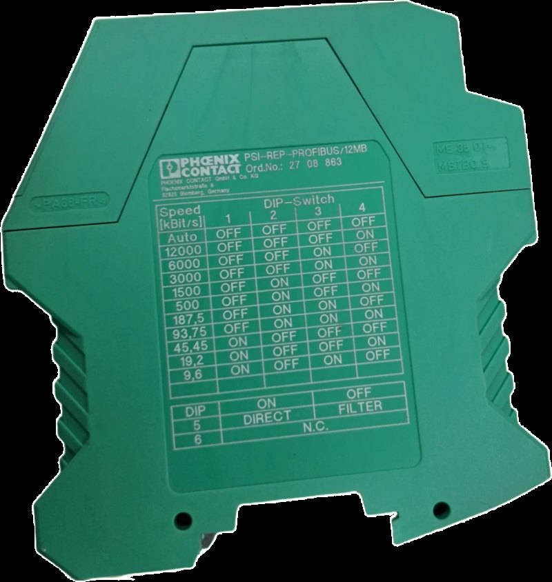 Phönix-Contact Modularer Repeater zur Potenzialtrennung und Reichweitenerhöhung für PROFIBUS