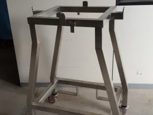 CARRELLO INOX PORTAPUNZONI
