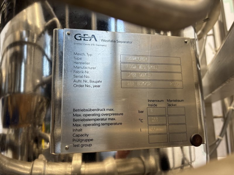 GEA Westfalia CSC 20-06-476 - Separator