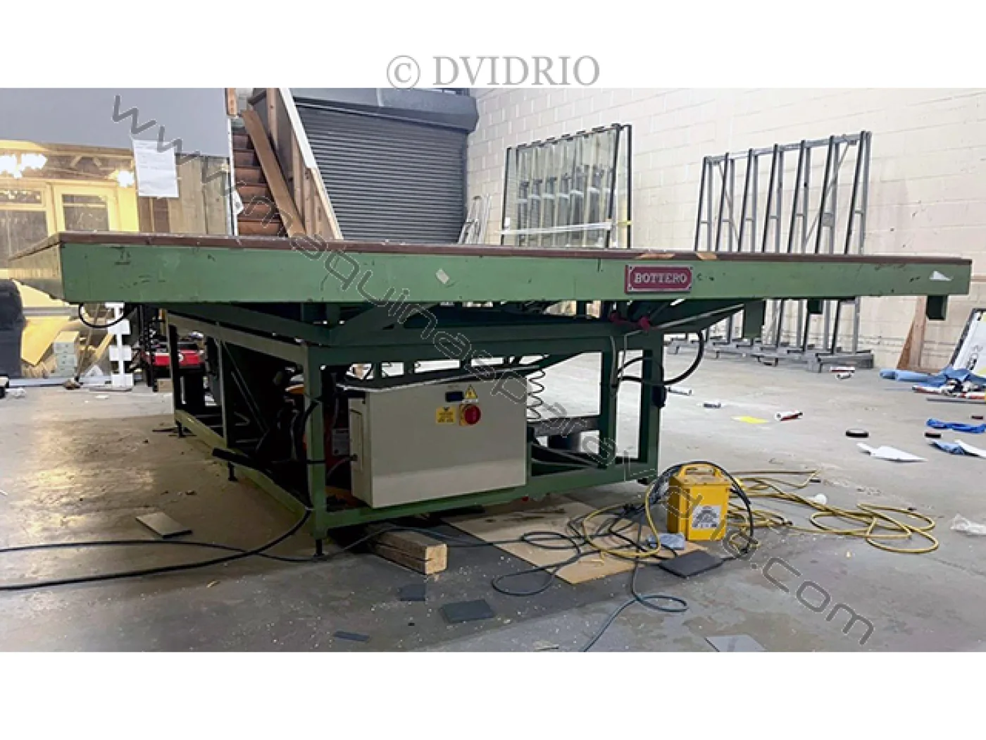 MESA DE CARGA Y TRONZADO DE VIDRIO BOTTERO - 7