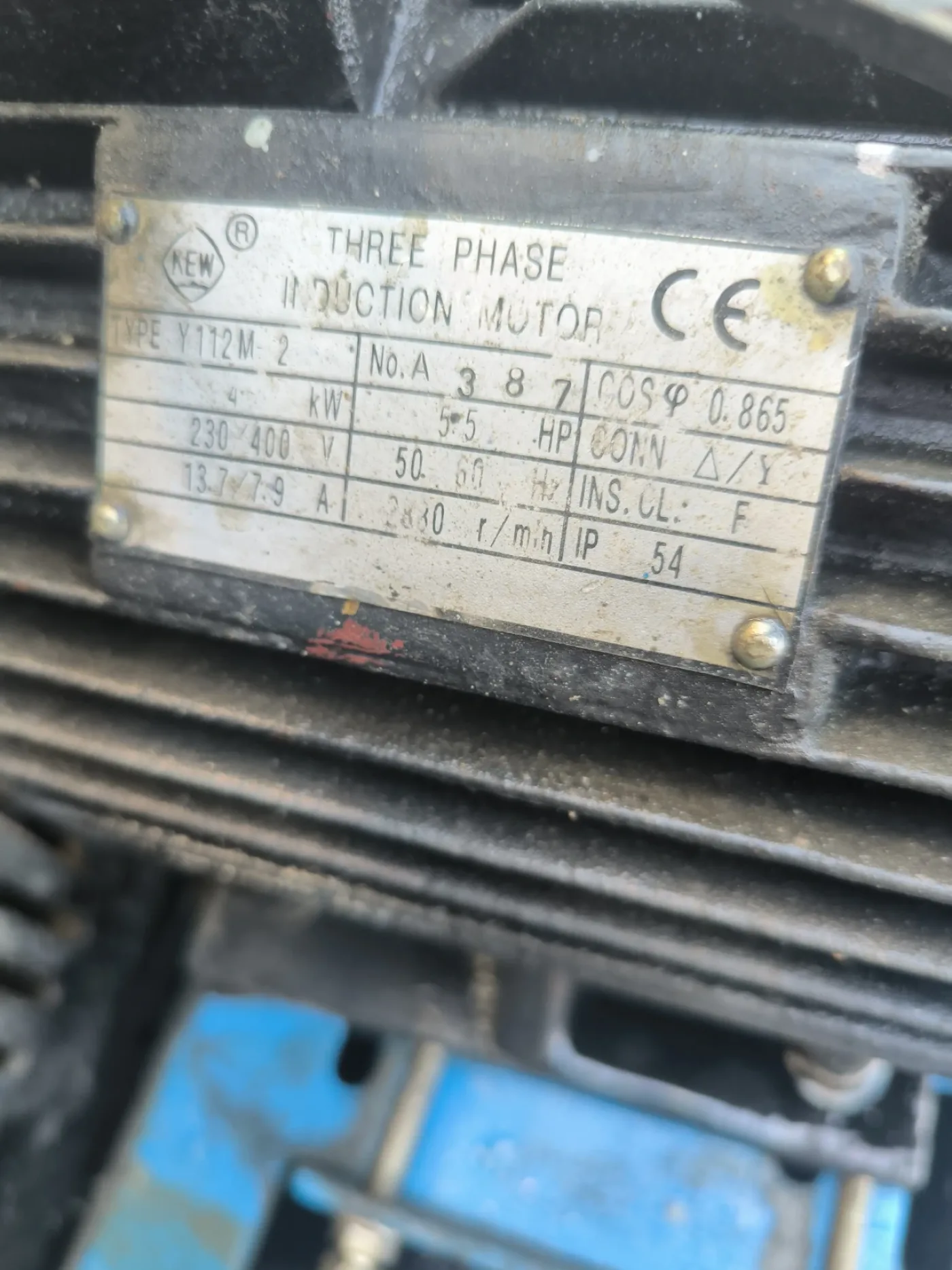 USED ABAC HP 5.5 AIR COMPRESSOR - 7