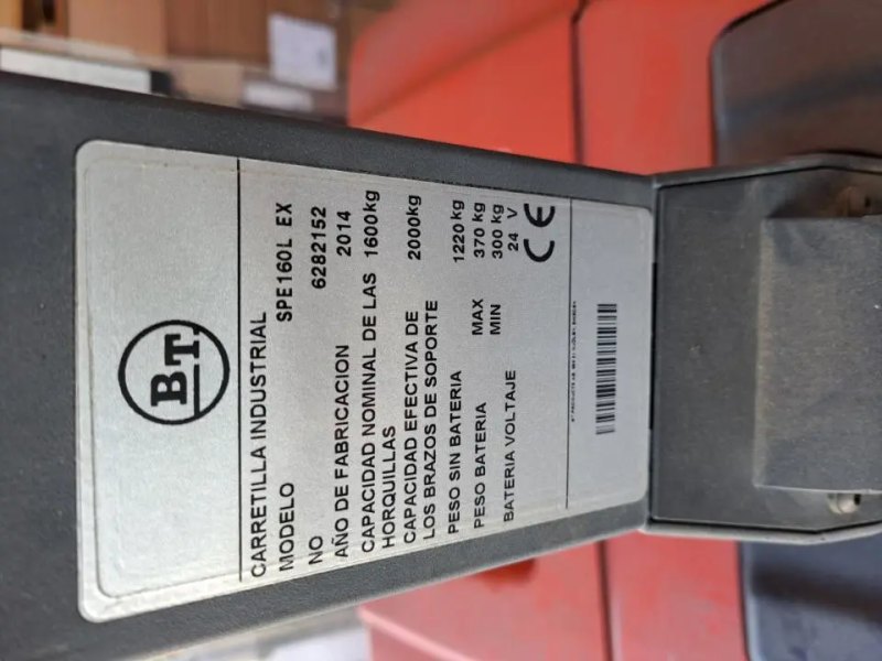 ELECTRIC TRUCK MIRETTI SPE 160 L EX ATEX 2000 KILOS