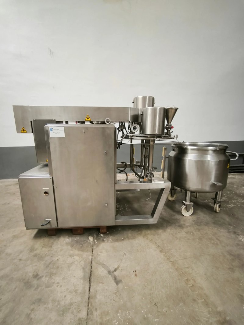 BACHILLER BACHMIX PC 200 STAINLESS STEEL 316 REACTOR 340 LITERS JACKETED AND WITH AGITATION