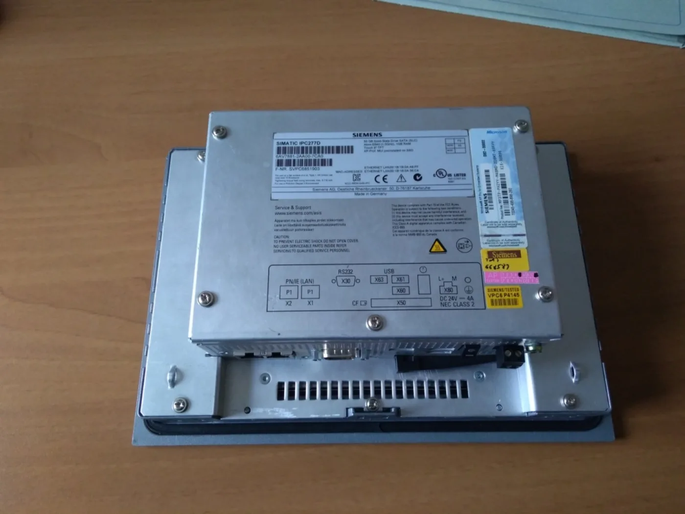 SIEMENS TOUCH PC – SIMATIC IPC277D - 3
