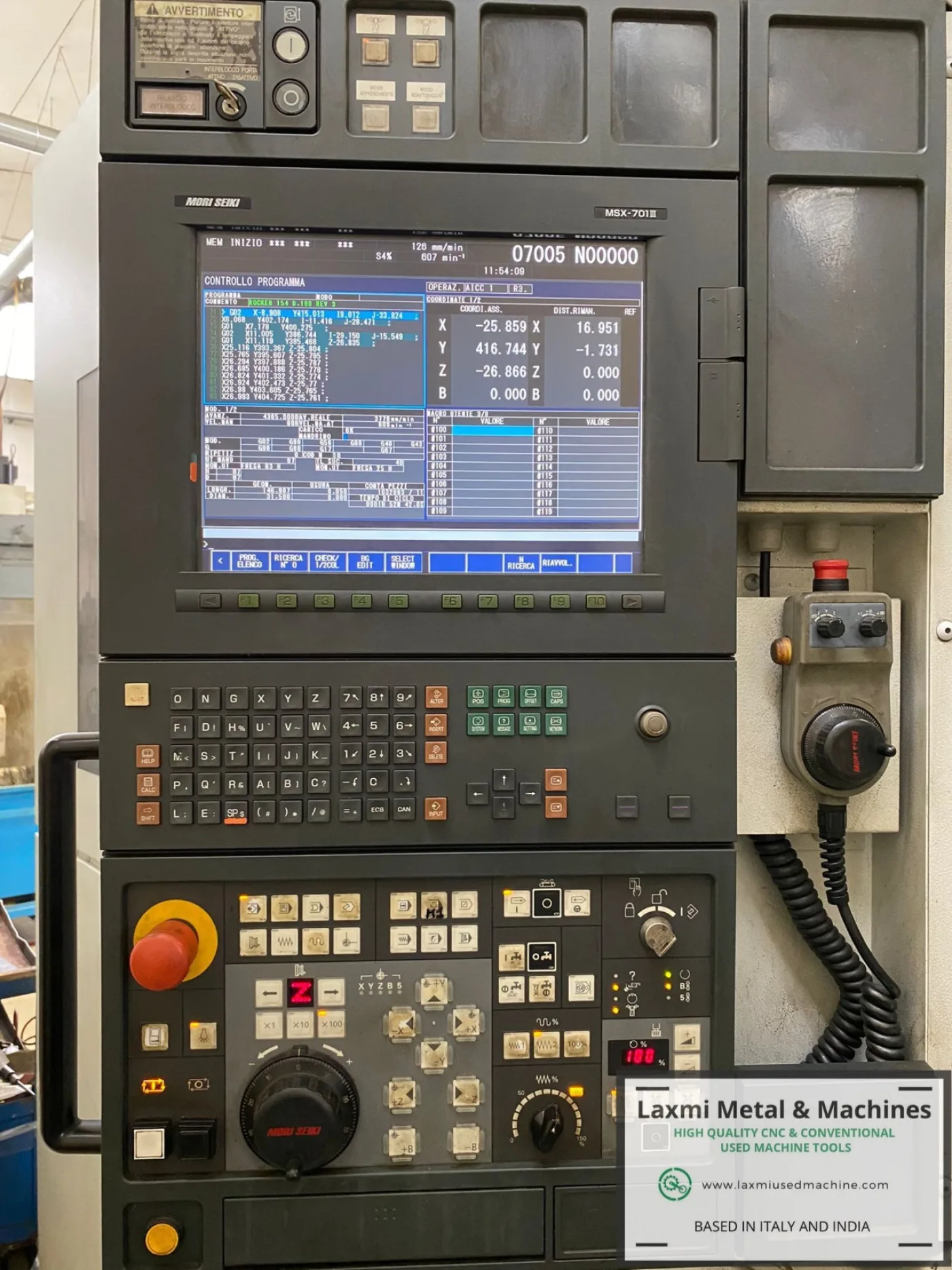 HORIZONTAL MACHINING CENTER, MORI SEIKI - NH6300 DCG - Laxmi Metal & Machines, Rohtak - 3