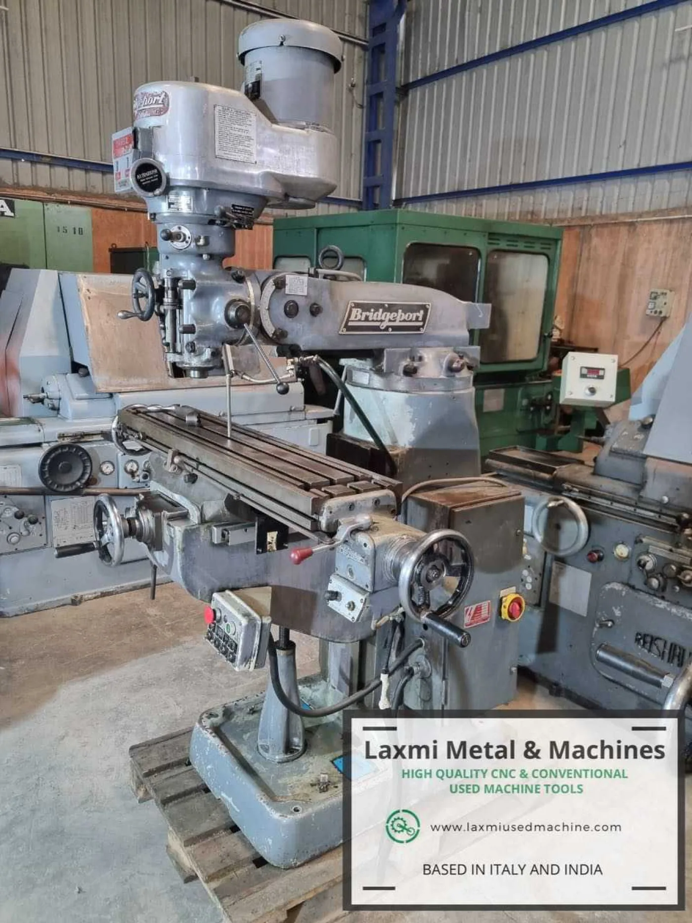 MNTR MILLING MACHINE, BRIDGEPORT - TEXTRON - Laxmi Metal & Machines, Rohtak - 2