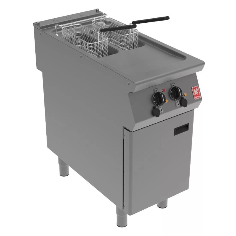 Falcon F900 Twin Pan, Twin Basket Electric Fryer on Feet E9342 - islandcatering