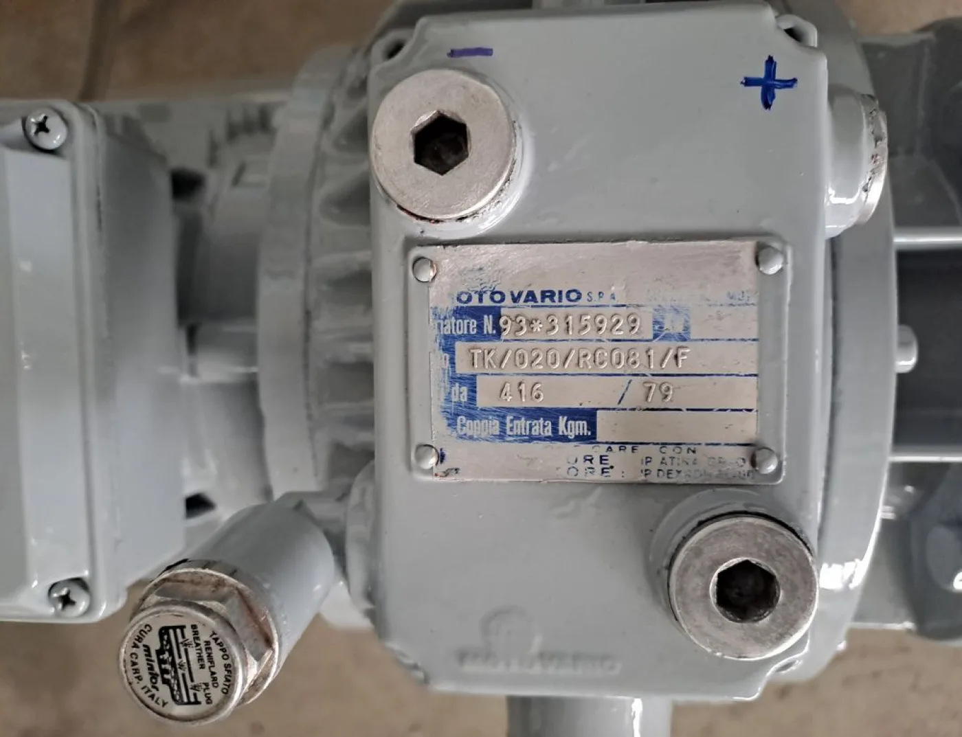MONO PUMP CMO BRAND MODEL MN30 WITH MECHANICAL MOTOVARIATOR, SECOND-HAND MACHINE - 2