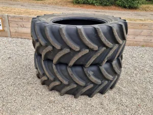 Pair of used 650/65R42 Vredestein tyres