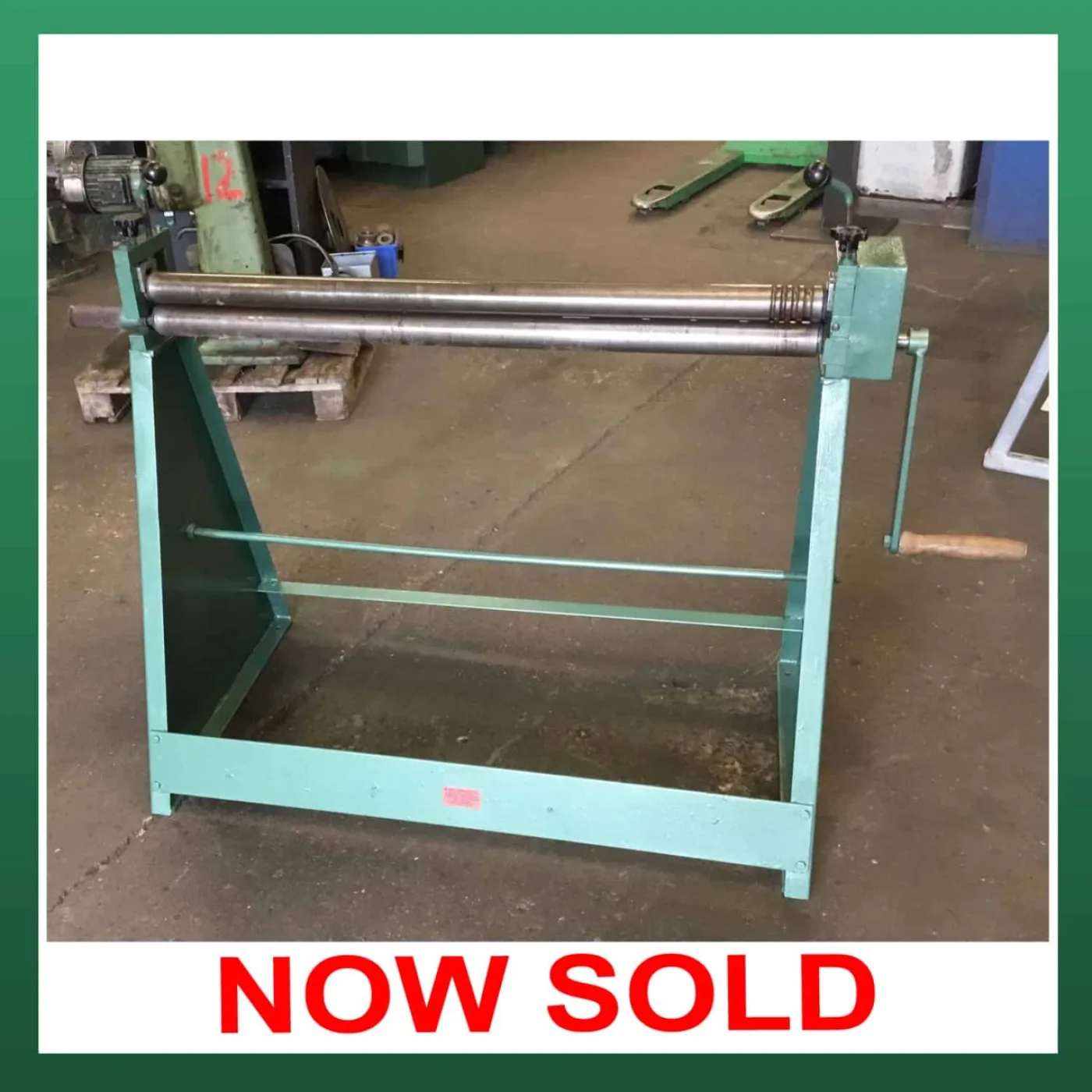 NATIONAL Manual Bending Rolls 1020mm - WNS - W. Neal Services Ltd - 1