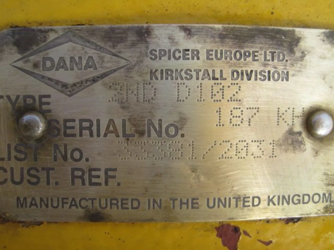 O & K DANA SPICER - 8