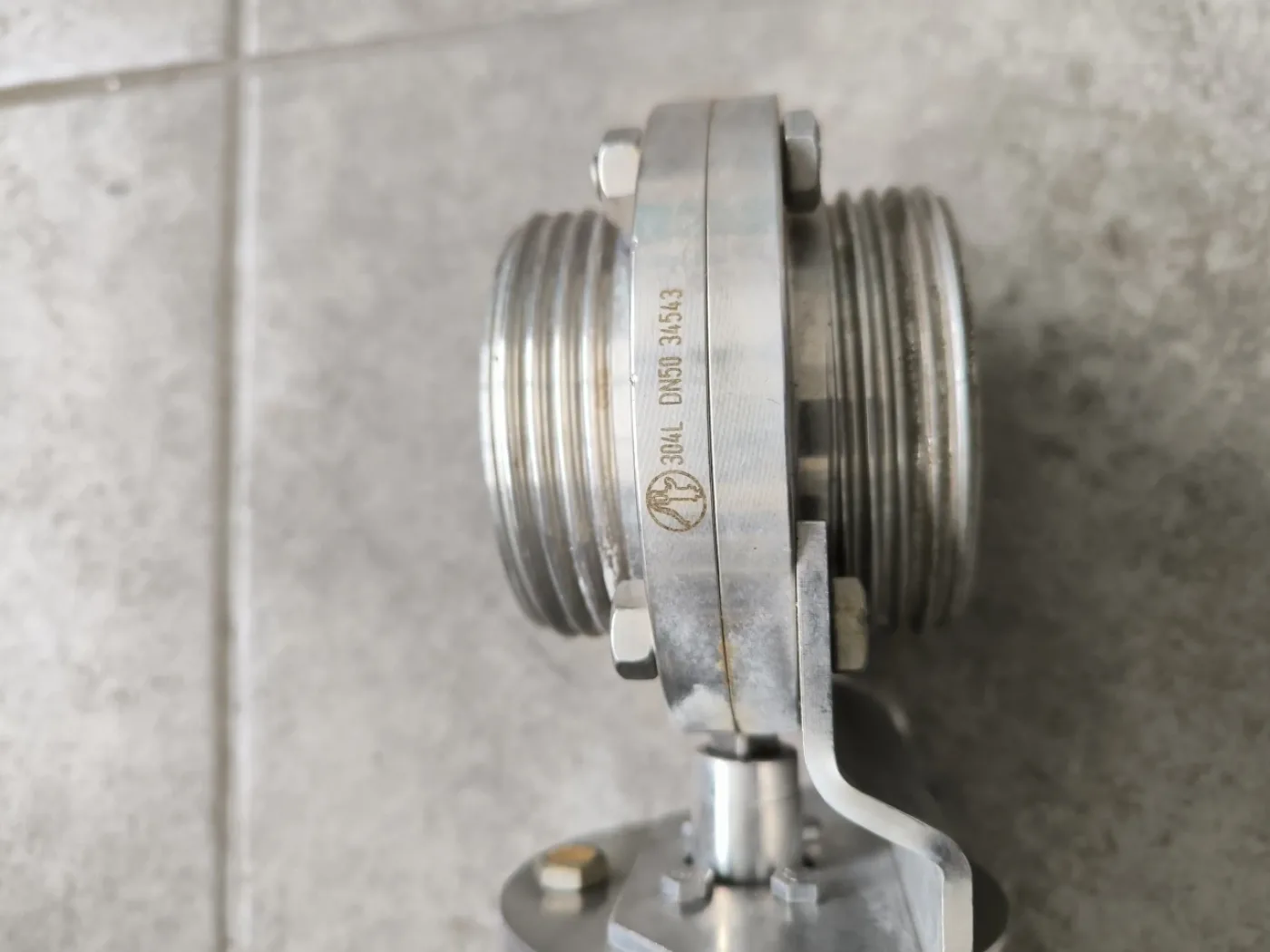 STAINLESS STEEL BUTTERFLY VALVE WITH PNEUMATIC ACTUATOR INOXPA V9460-0004002 - 3