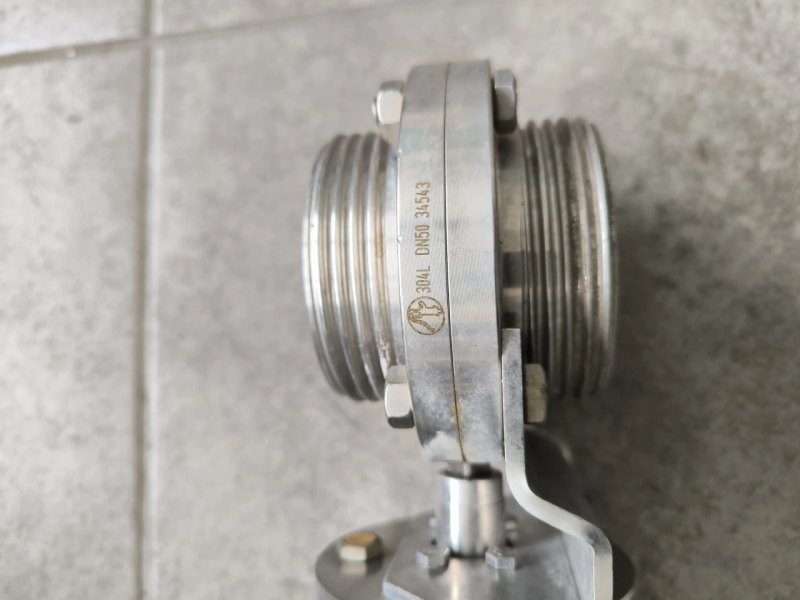 STAINLESS STEEL BUTTERFLY VALVE WITH PNEUMATIC ACTUATOR INOXPA V9460-0004002