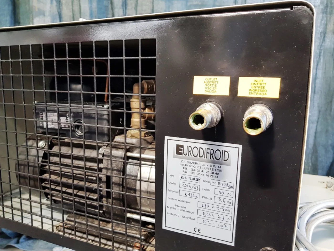UNITÀ REFRIGERATORE CHILLER – EURODIFROID – MOD. RFC12 - 5
