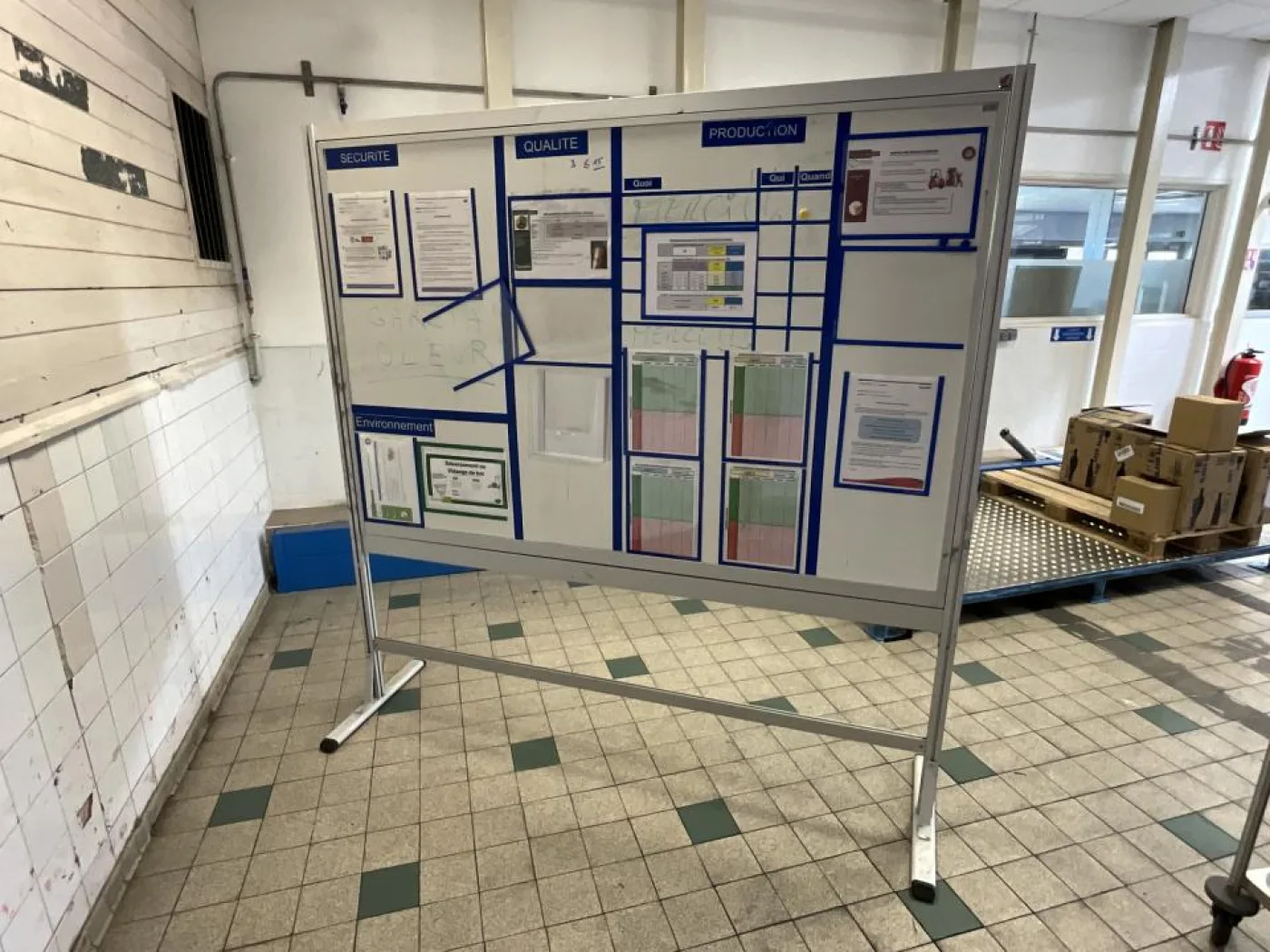 Unknown Two Sided Pivoting Display White Board - 3