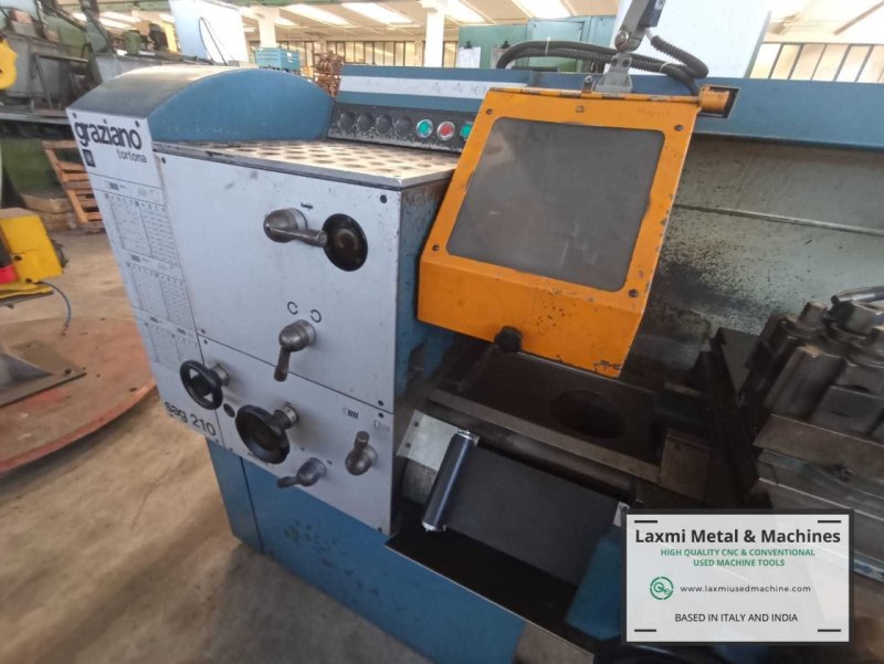 LATHE MACHINE, GRAZIANO - SAG 210N - Laxmi Metal & Machines, Rohtak
