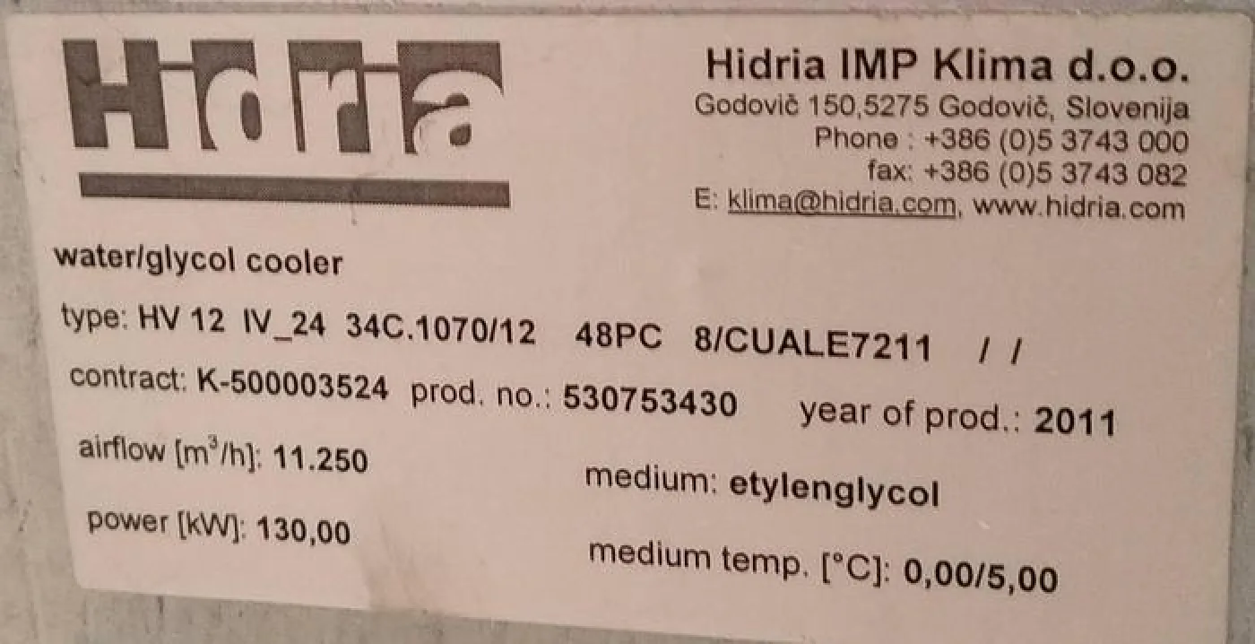 Unidade modular de tratamento de ar HIDRIA - 6