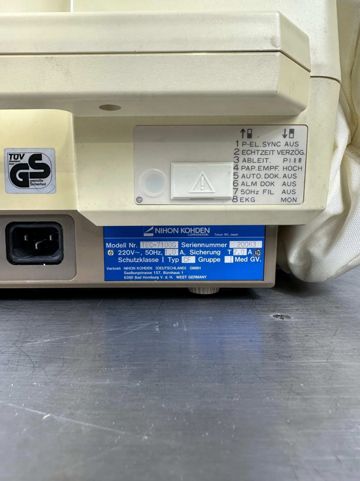 Nihon Khoden Cardiolife Tec-7100G Defibrillator - 5