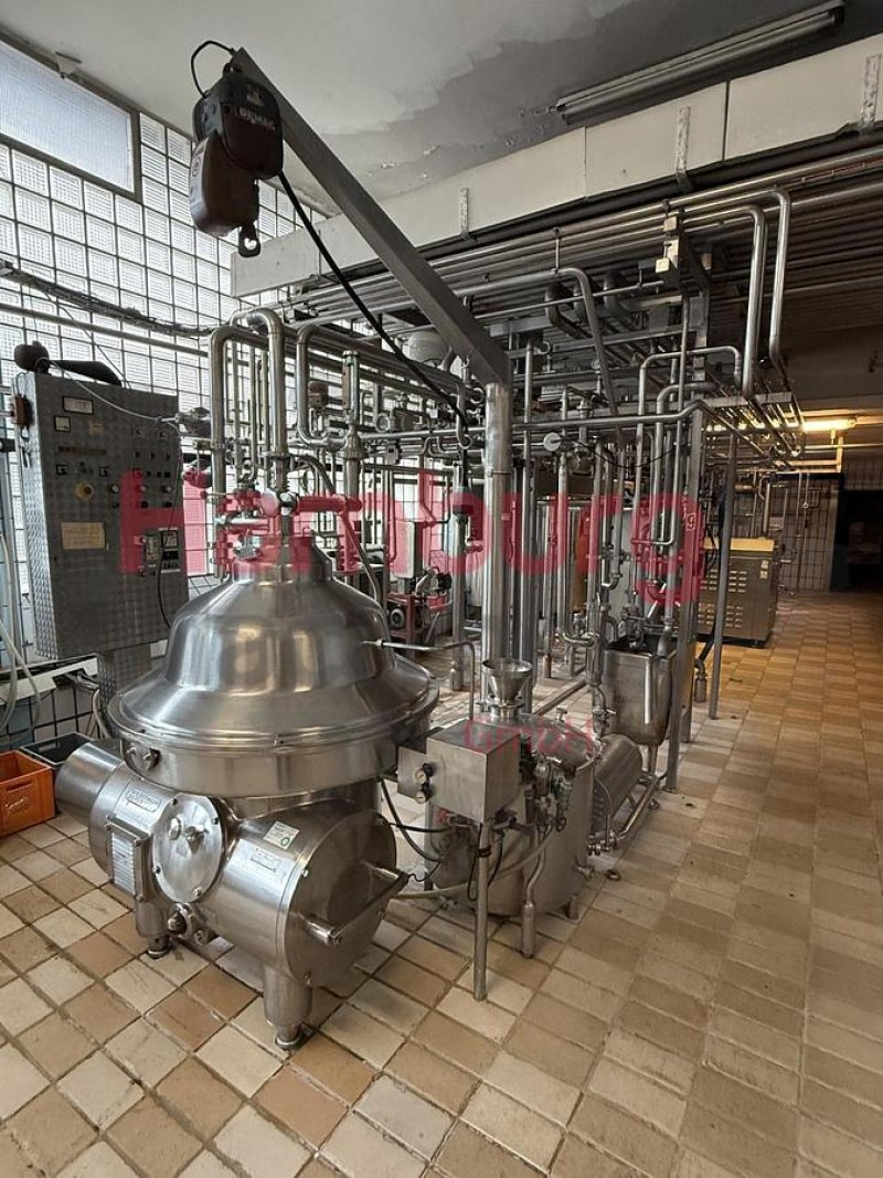 Complete Pasteurisation line - 12.000 liter per hour - GEA Ahlborn / Westfalia / HST