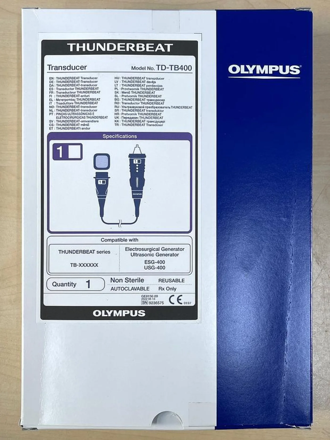 Olympus Thunderbeat Model: TD-TB400 YOM: 2022 -3 pieces - 2