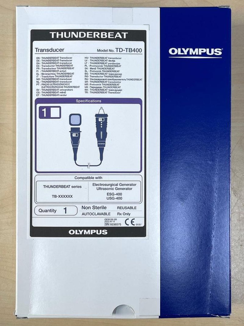 Olympus Thunderbeat Model: TD-TB400 YOM: 2022 -3 pieces