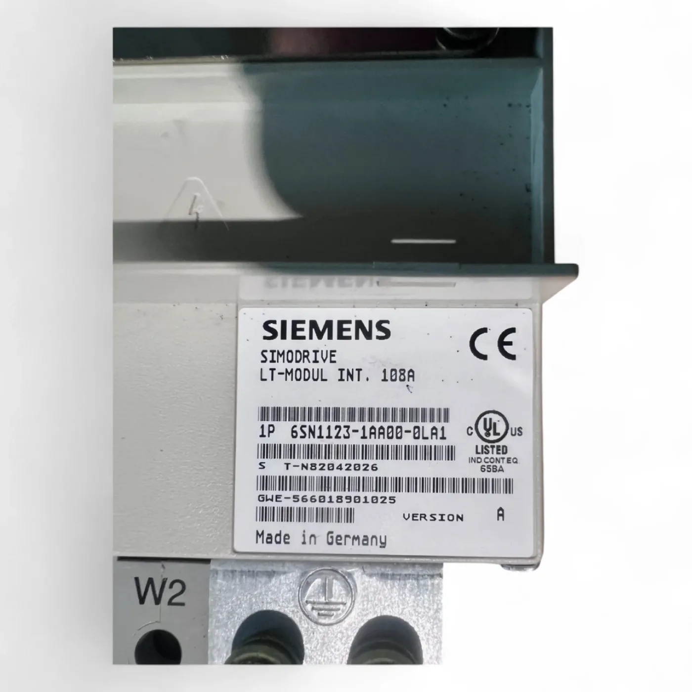 Siemens SIMODRIVE LT-Modul INT. 108A (Art.-Nr. 6SN1123-1AA00-0LA1) + Software-Modul (Art.-Nr. 6SN1122-0BA11-0AA1), für IMA 610 V · S T-N82042026 / GWE-566018901025 · S T-K72039787 / GWE-566008901630 - 6