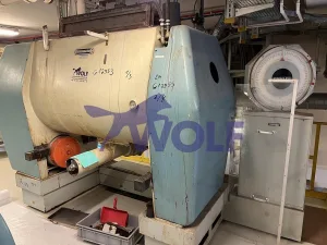 Horizontalmischer BÜHLER - Type SMC-800 mit ca. 800 kg Inhalt.