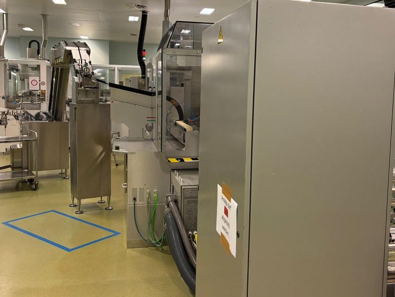 Uhlmann Blisterlinie – Reinraum, vollautomatisch, sofort verfügbar