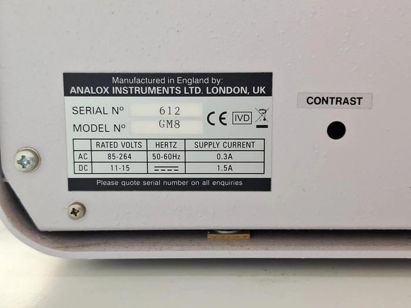 Analox GM8 Micro-Stat Gas Analyser - 2
