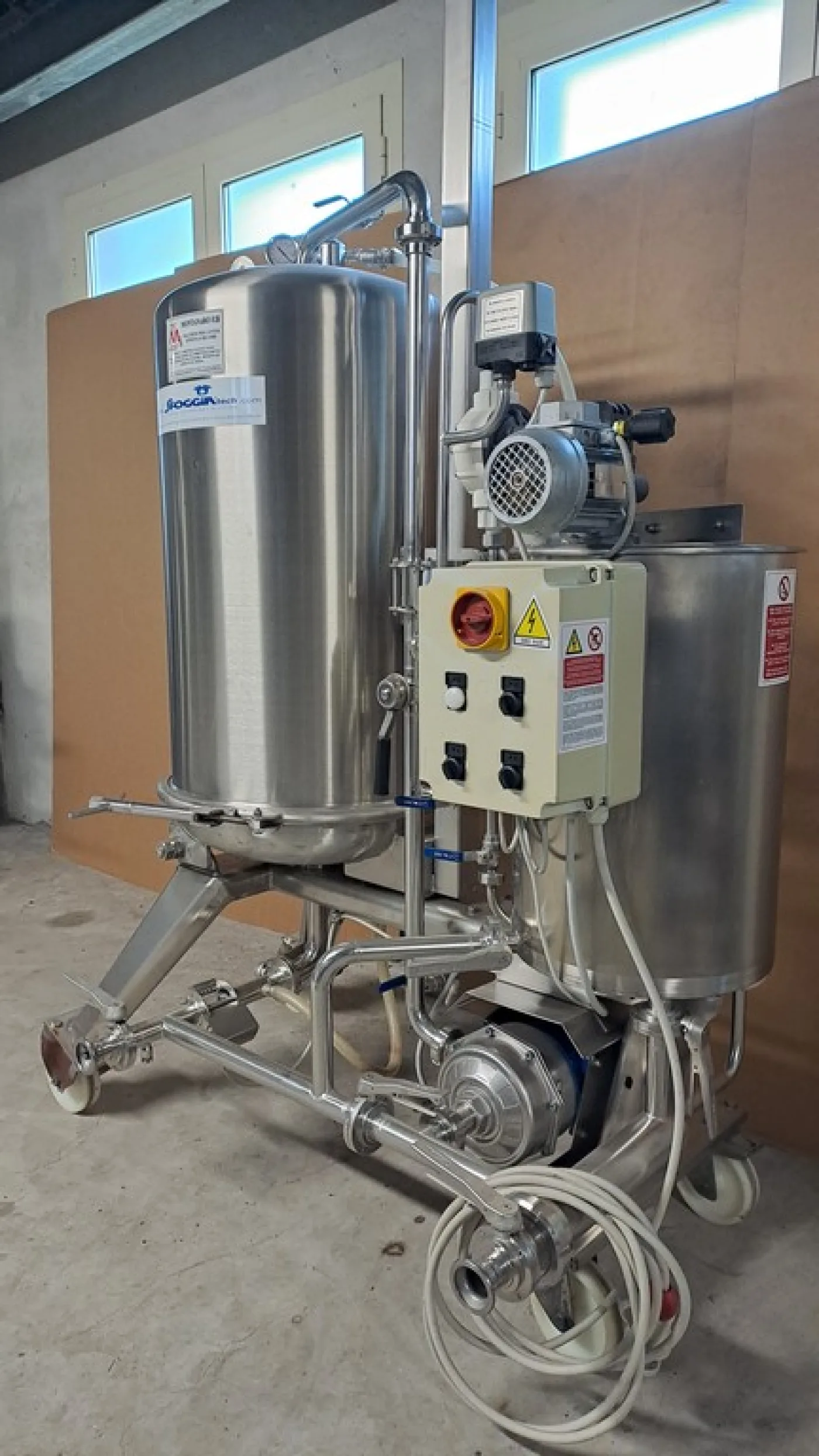 KIESELGUR FILTER SFOGGIA IN STAINLESS STEEL, 5MQ OF FILTERING SURFACE, HORIZONTAL SHEETS, SECOND HAND MACHINE - 3