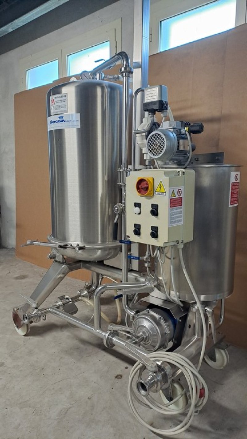 KIESELGUR FILTER SFOGGIA IN STAINLESS STEEL, 5MQ OF FILTERING SURFACE, HORIZONTAL SHEETS, SECOND HAND MACHINE