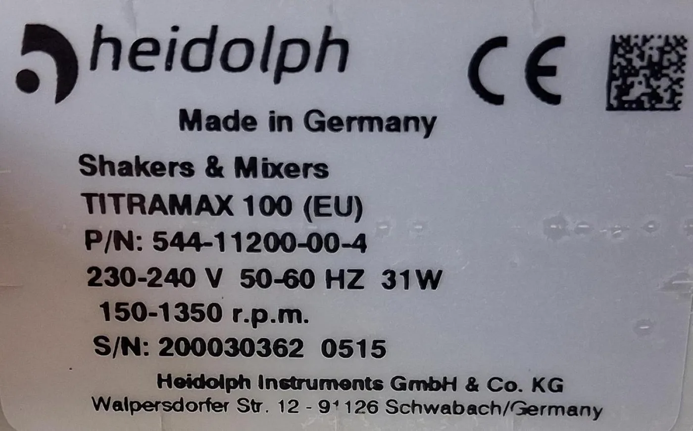Heidolph Unimax 100 Platform Shaker - 6
