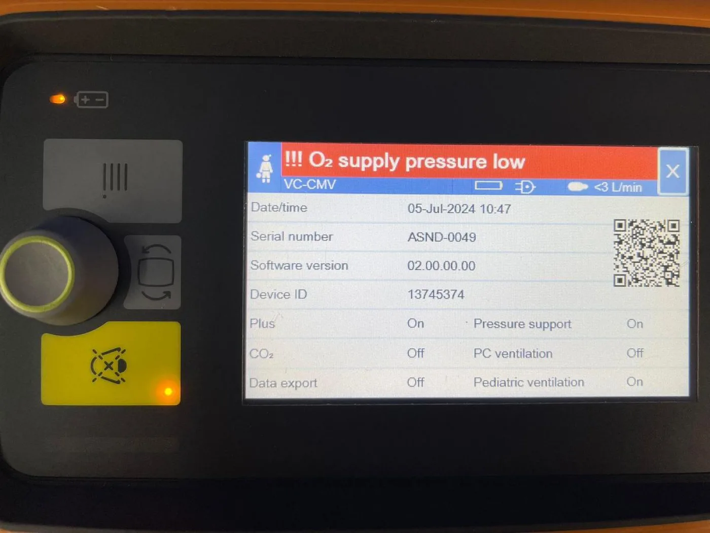Dräger Oxylog VE300 Hours: 62 YOM: 2020 - 7