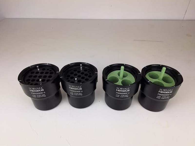 Sorvall Heraeus 75002000 Centrifuge Rotor with Buckets