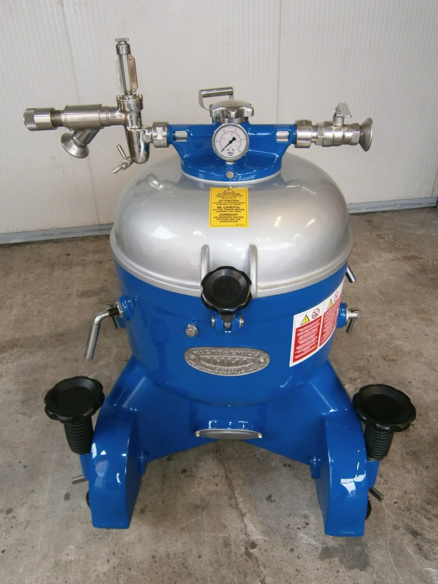 MANUAL CLEANING CLARIFIER CENTRIFUGE, MODEL “IMMA MICRO”, SECOND-HAND MACHINE - 6