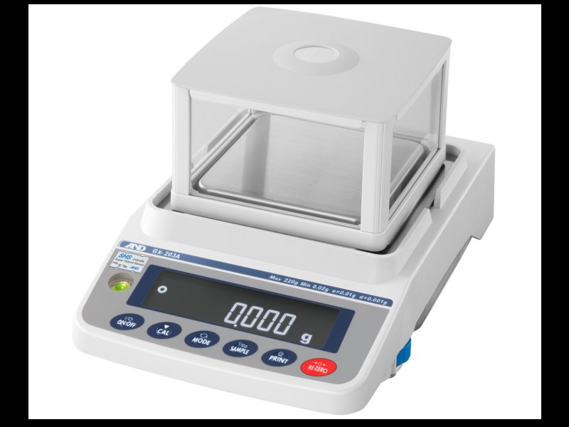 A&D GX&GF-203A Series Precision 3-Place Balance