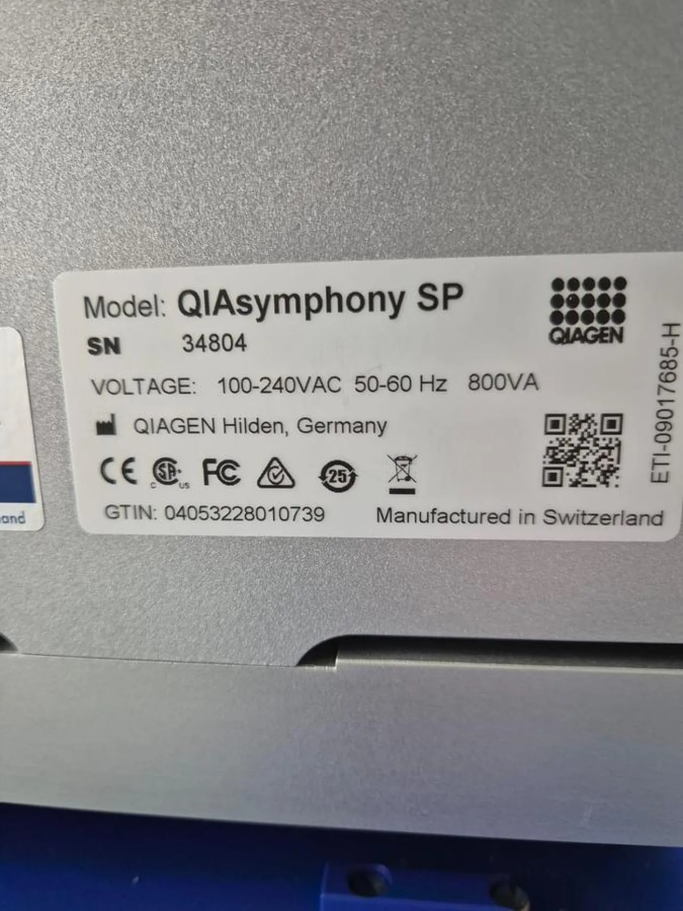 Qiagen QIAsymphony SP Sample Preparation DNA RNA Purifications - 7