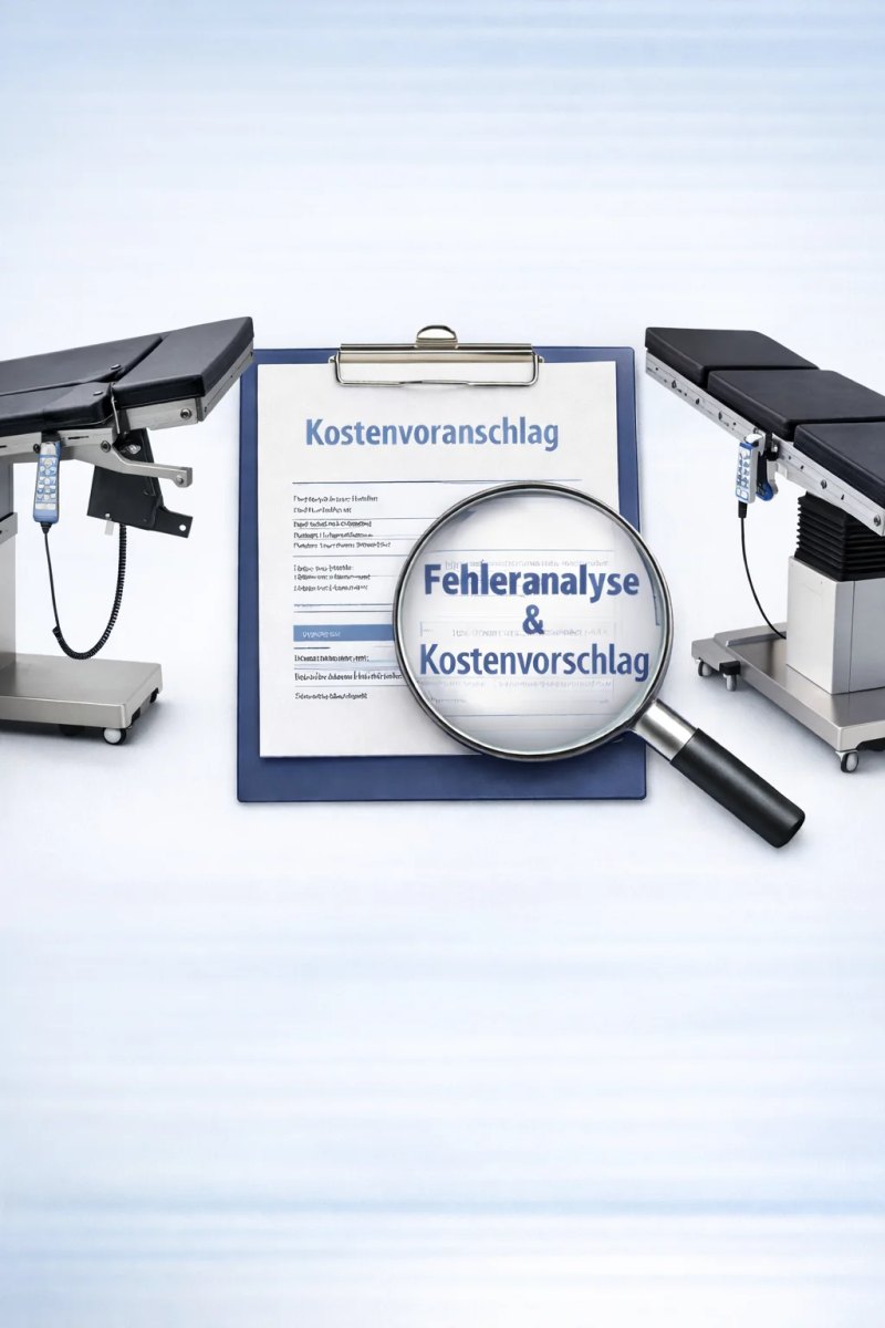Reperatur- und Ersatzteilservice für OP-Tische Maquet/Trumpf fast alle typen