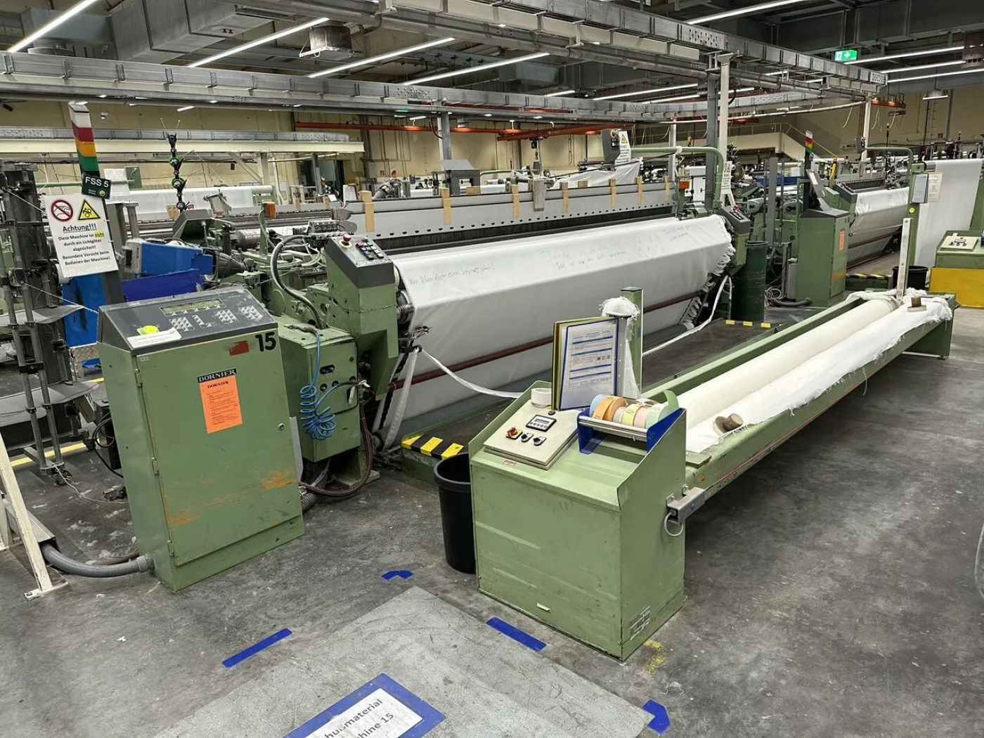 4x Dornier - airjet weaving loom LWV 4/E, MNB 380 cm - 4