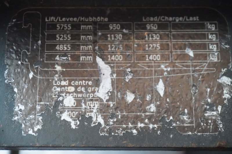 Schubmaststapler Linde R 14 G 115-12 (2013)