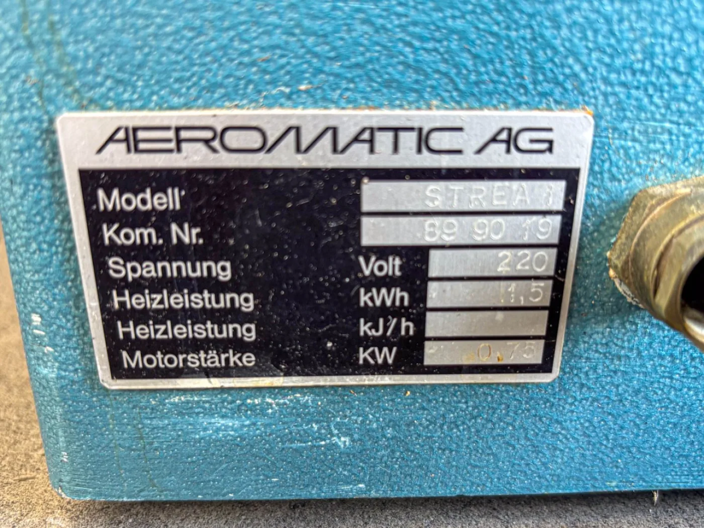 Aeromatic Strea-1 - Fluid bed dryer batch - 7